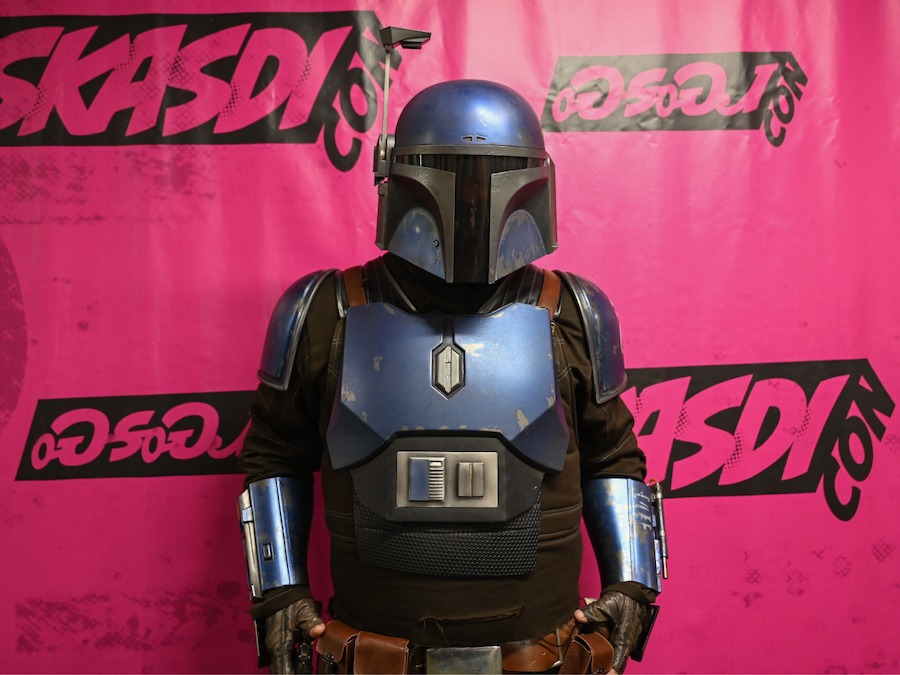 2023 Cosplay Winner: 
Best Construction: Tyler Armstrong as Deathwatch Mandalorian